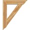 Ekena Millwork Traditional Traditional Rough Sawn Bracket w/ Offset Brace, Western Red Cedar, 8"W x 36"D x 44"H BKT0806X36X44TRA01RWR - alternate 3